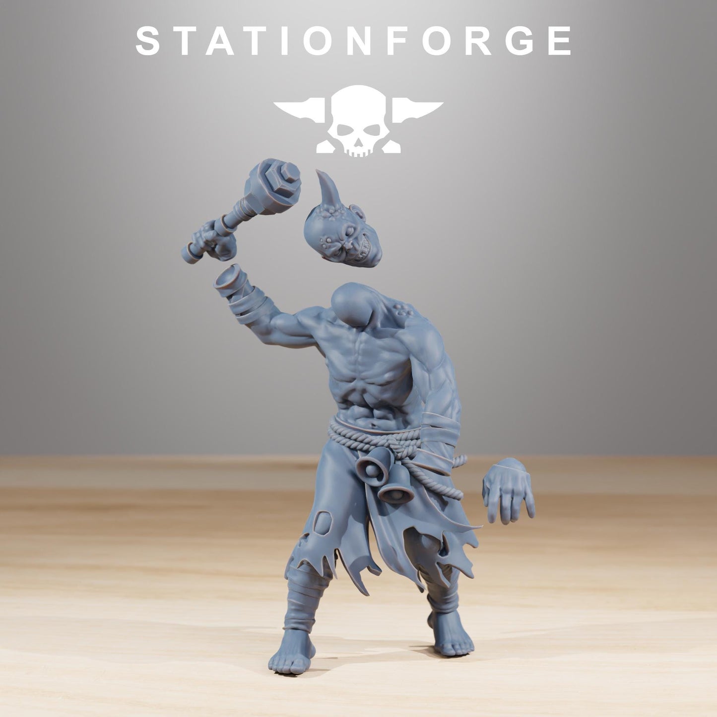 Corrupted Guard Walkers, Chaos Worshipper Sci-Fi Wargames Miniatures by STATIONFORGE, Corrupted Imperial Guard