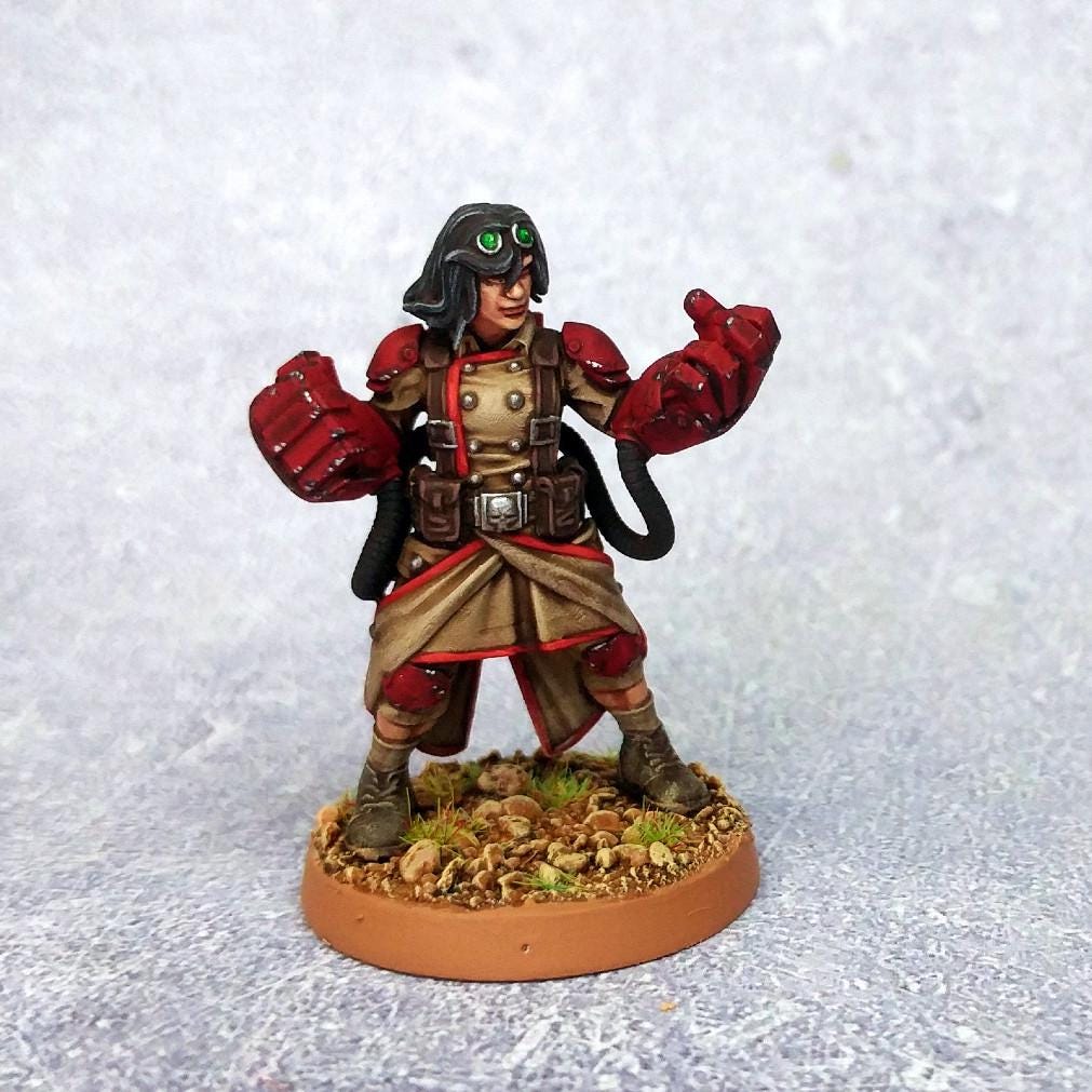 GrimGuard Sisters of War, Death Korps Proxy, Sci-Fi Wargames Miniatures by STATIONFORGE