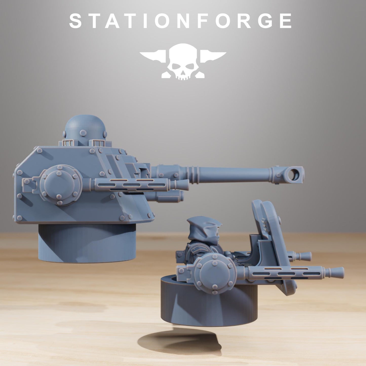 Scavenger Prospector, Space Techno-bots, modular Sci-Fi warriors by STATIONFORGE, Sci-Fi Wargames Cyber-themed Grimdark miniatures