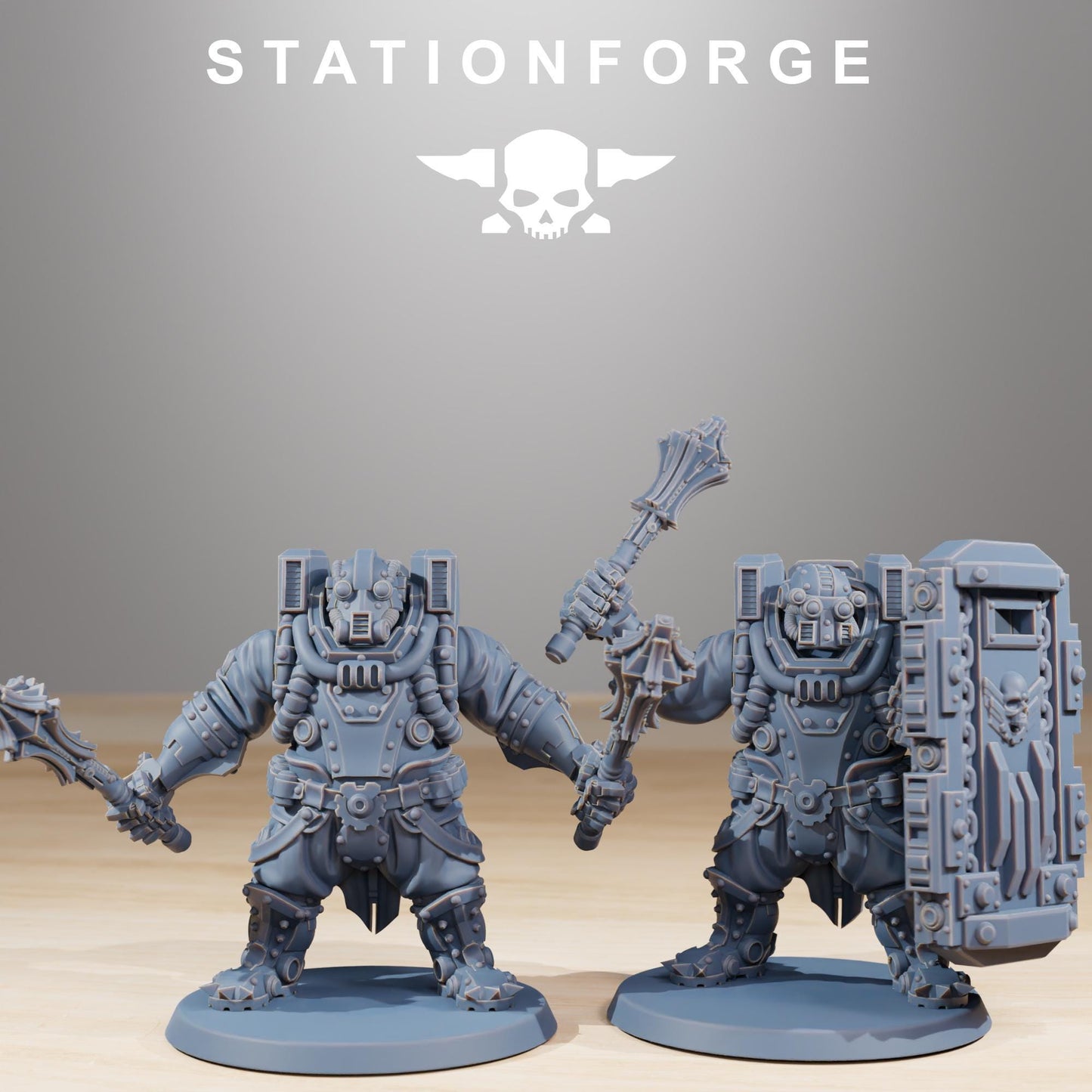 Frontliners Heavy Support, Imperial Guard Proxy, Sci-Fi Wargames Miniatures by STATIONFORGE