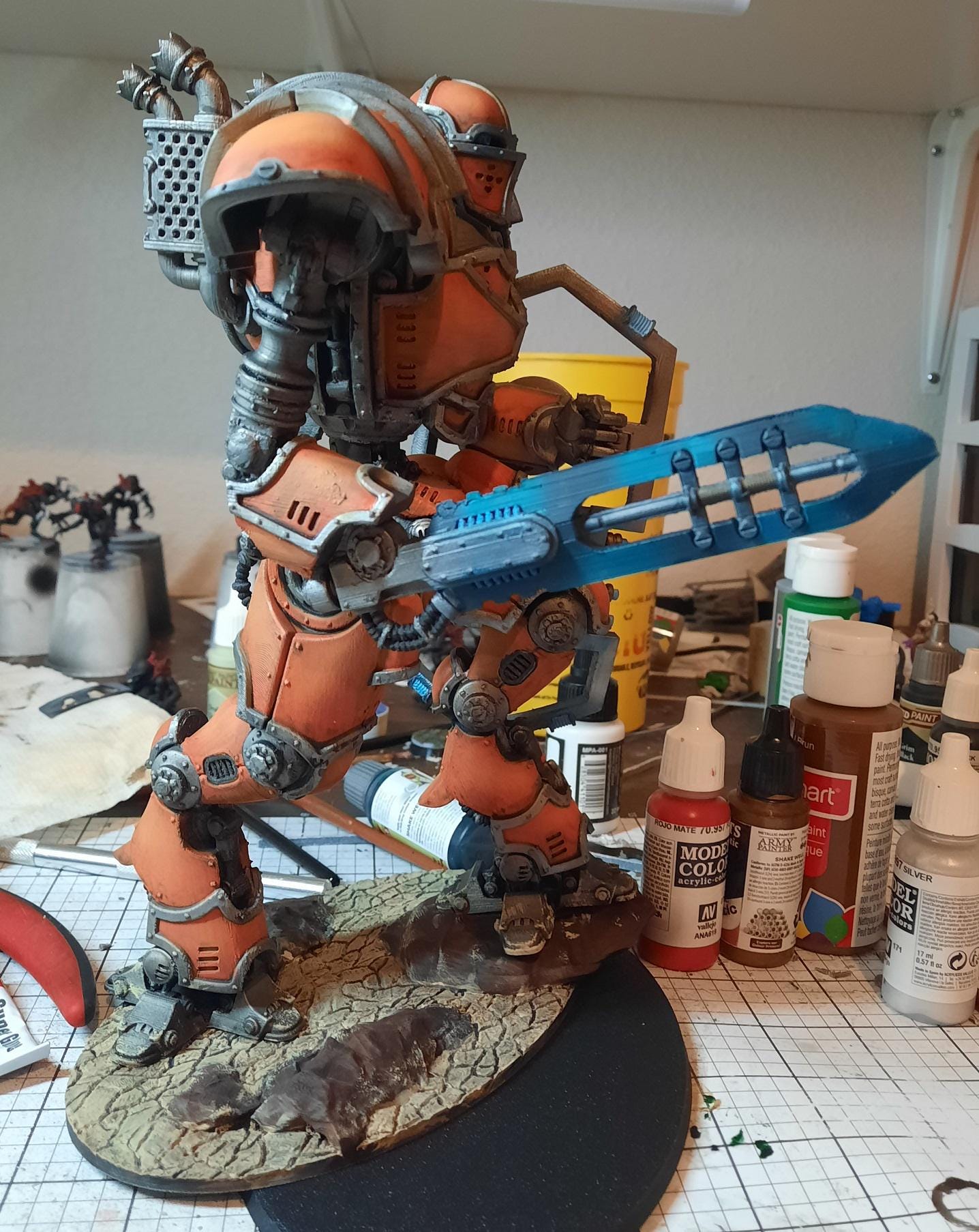 Scavenger Armageddon, Modular Sci-Fi Titanic Warbot by STATIONFORGE, Grimdark Wargames Proxy