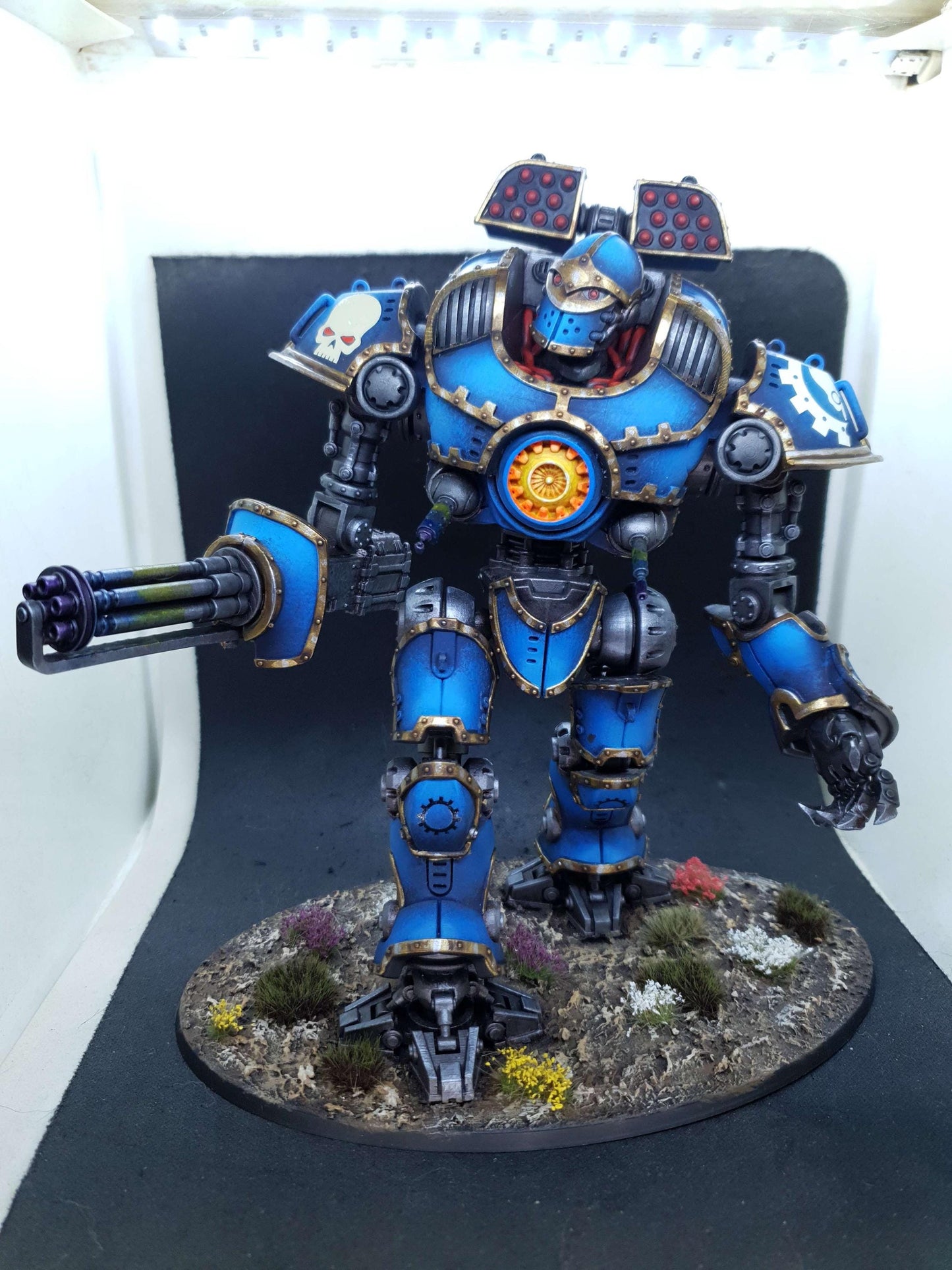 Scavenger Defender Mk2, Modular Sci-Fi Titanic Warbot by STATIONFORGE, Grimdark Wargames Proxy