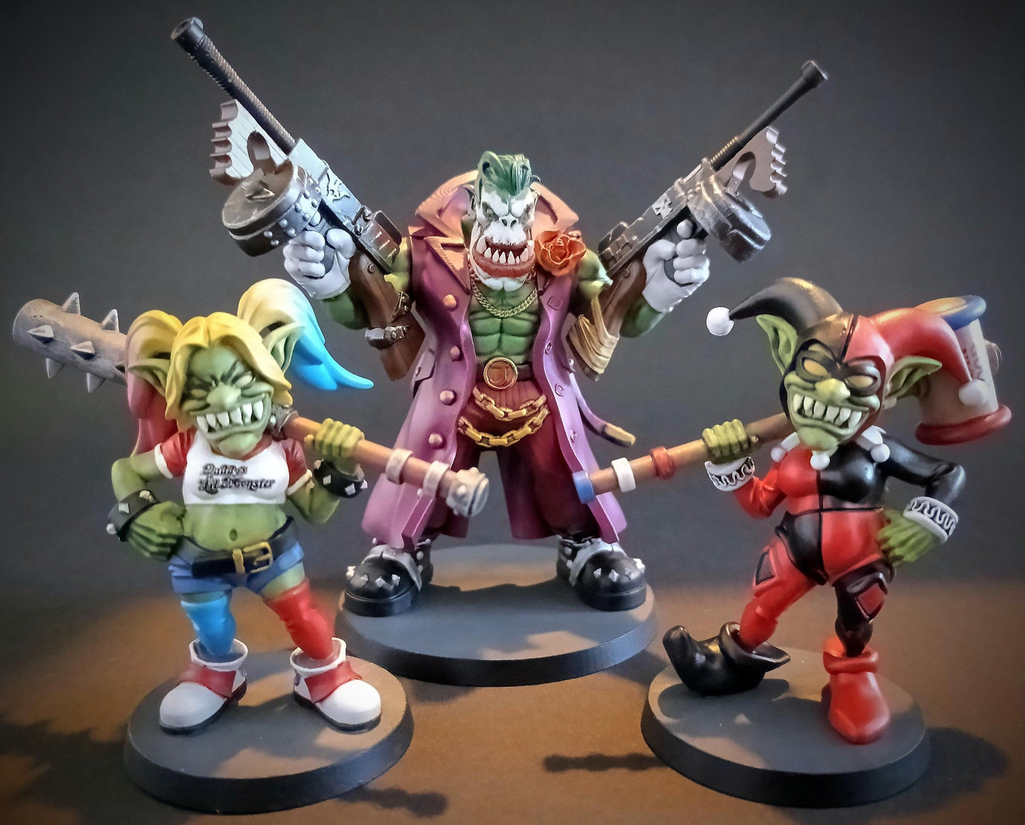 Orkaz Mobsta, Space-Faring Orkish Menace Sculpted by STATIONFORGE, Grimdark Compatible, Sci-Fi Wargame Scale