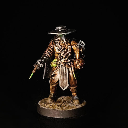 GrimGuard Plague Doctor, Death Korps Proxy, Sci-Fi Wargames Miniatures by STATIONFORGE