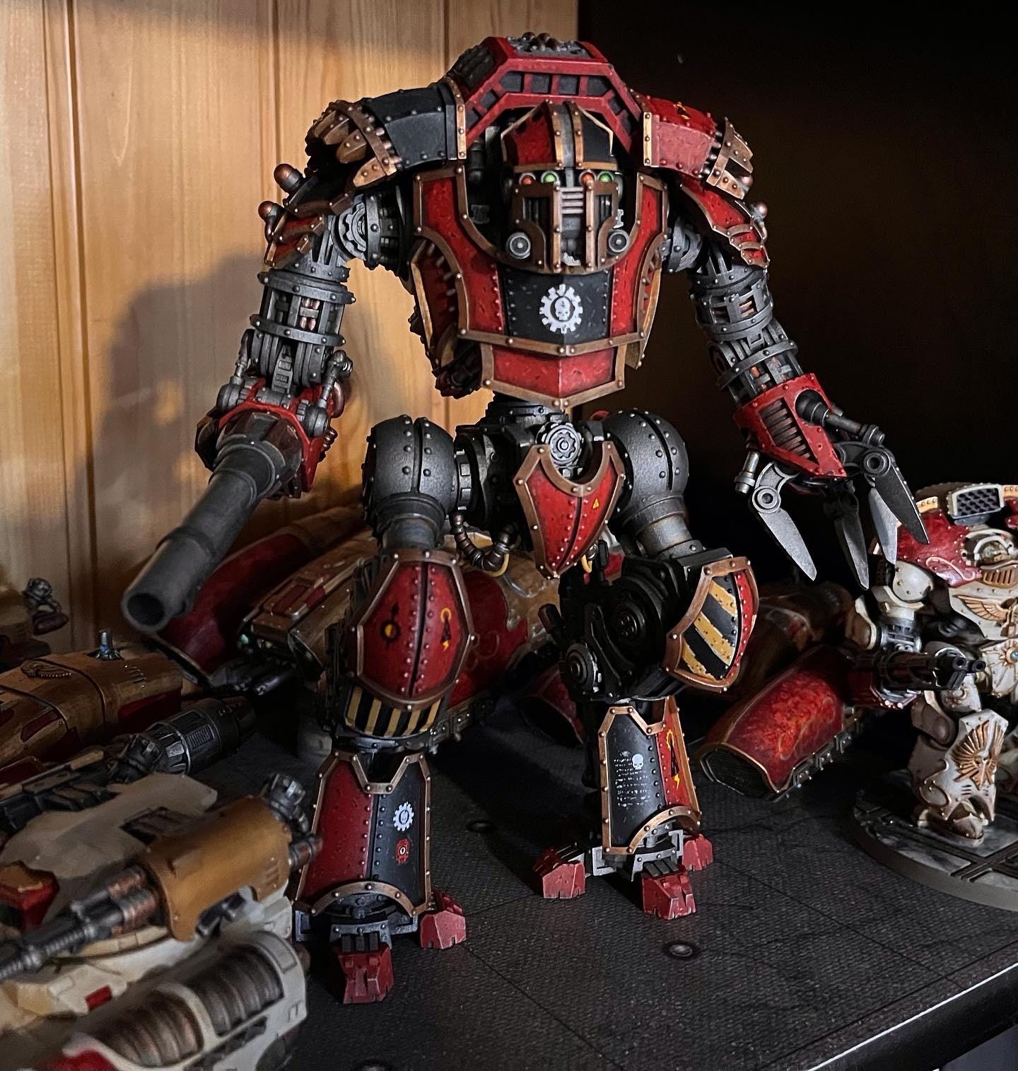 Scavenger Defender Mk1, Modular Sci-Fi Titanic Warbot by STATIONFORGE, Grimdark Wargames Proxy