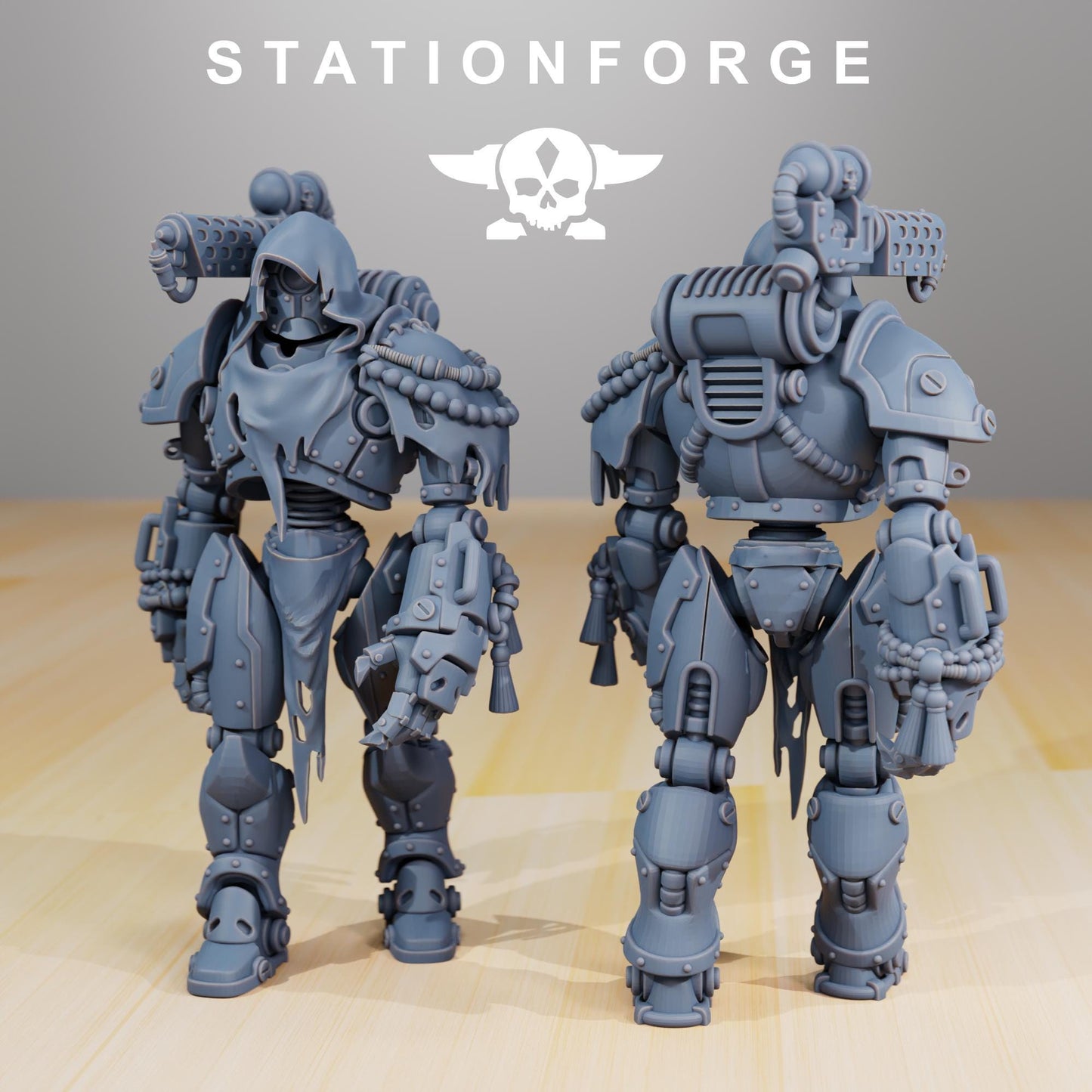 Scavenger Droitex Mk2, Mechanical Robot Infantry, Sci-Fi Wargames Miniatures by STATIONFORGE