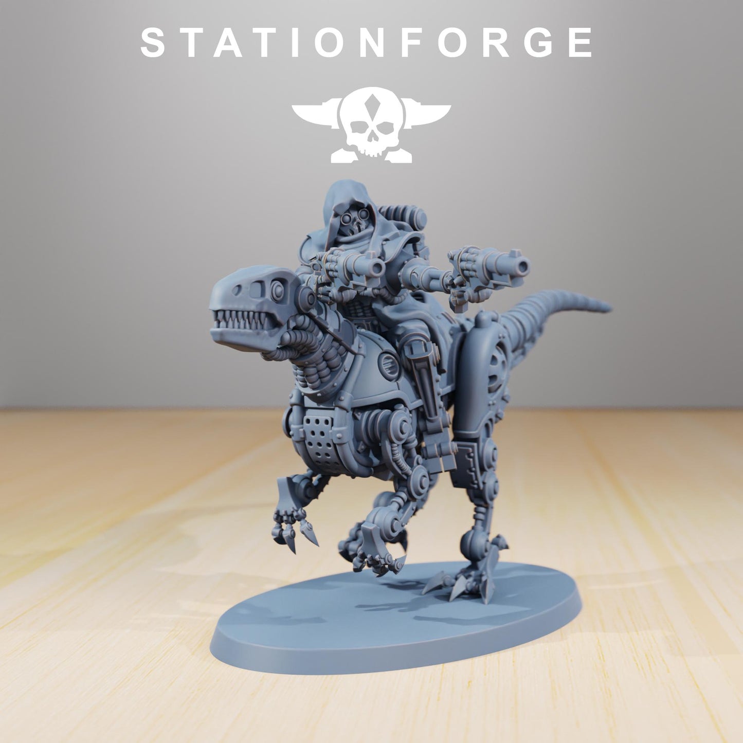 Scavenger Riders, Space Techno-bots, modular Sci-Fi warriors by STATIONFORGE, Sci-Fi Wargames Cyber-themed Grimdark miniatures