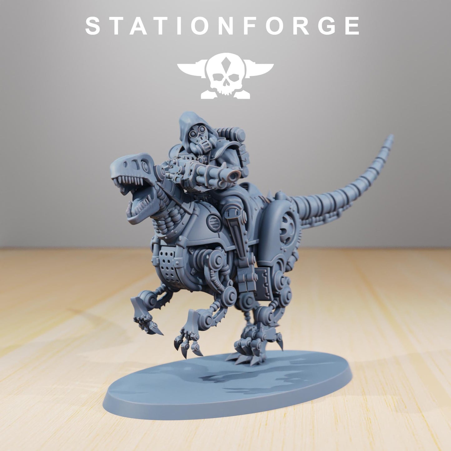 Scavenger Riders, Space Techno-bots, modular Sci-Fi warriors by STATIONFORGE, Sci-Fi Wargames Cyber-themed Grimdark miniatures