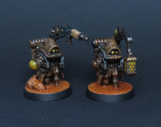 Scavenger Adventurer, Space Techno-bots, modular Sci-Fi warriors by STATIONFORGE, Sci-Fi Wargames Cyber-themed Grimdark miniatures