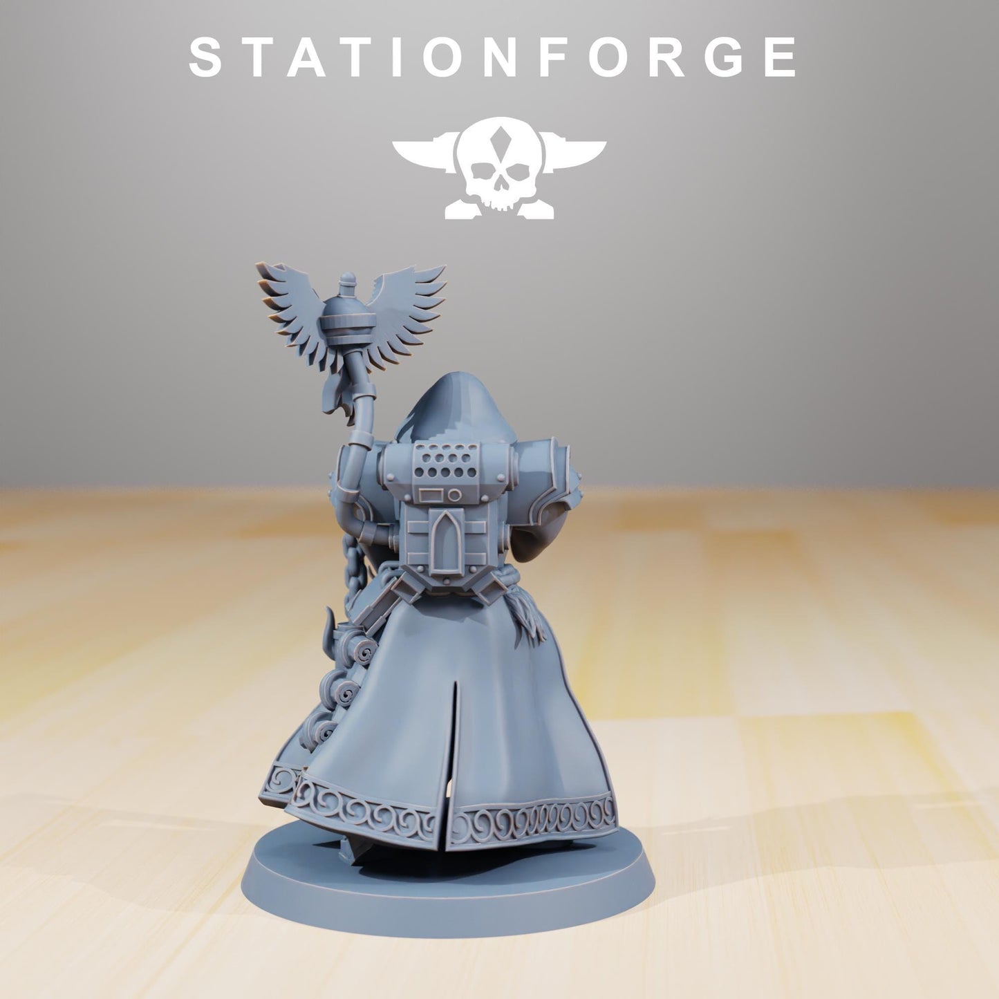 The Interrogator, Death Korps Proxy, Sci-Fi Wargames Miniatures by STATIONFORGE