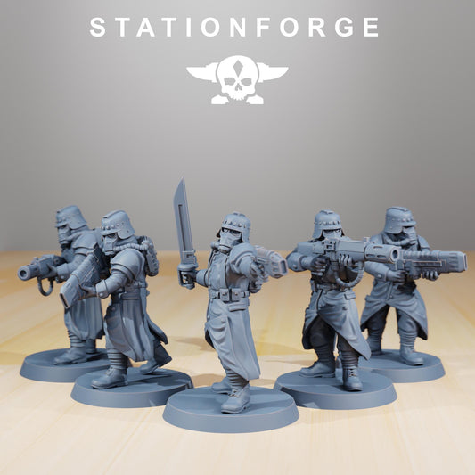 GrimGuard - Evaporators, Death Korps Proxy, Sci-Fi Wargames Miniatures by STATIONFORGE