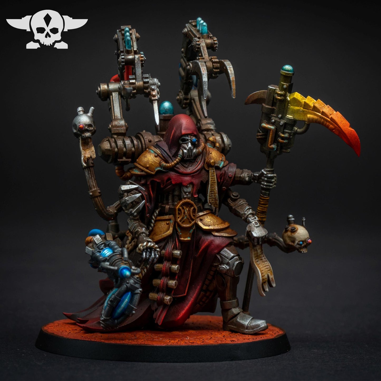 Scavenger Seeker, Space Techno-bots, modular Sci-Fi warriors by STATIONFORGE, Sci-Fi Wargames Cyber-themed Grimdark miniatures