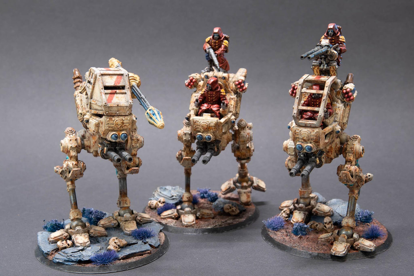 Scavenger Scout Walker, Space Techno-bots, modular Sci-Fi warriors by STATIONFORGE, Sci-Fi Wargames Cyber-themed Grimdark miniatures