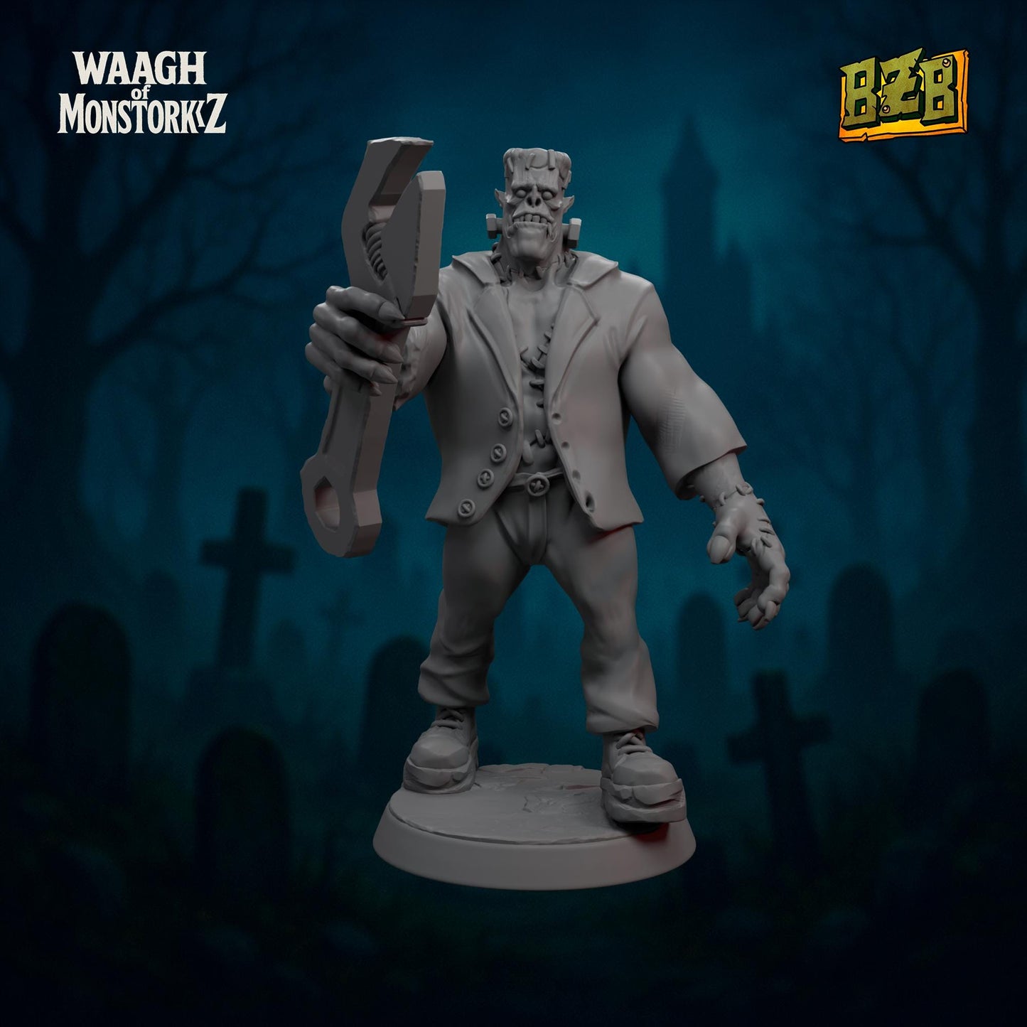 Frorkenstein, Halloween Monster Orks, Movie-inspired Orkish Menace Sculpted by Big Zkreen Boyz, Grimdark  Scaled for Sci-Fi Wargames