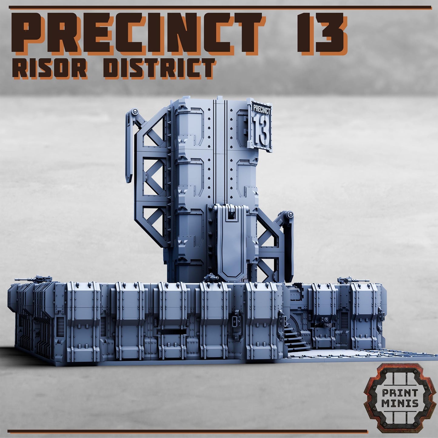 Precinct 13 - Risor District - NPC kit -  Sci-Fi Grimdark Civilians by Print Minis