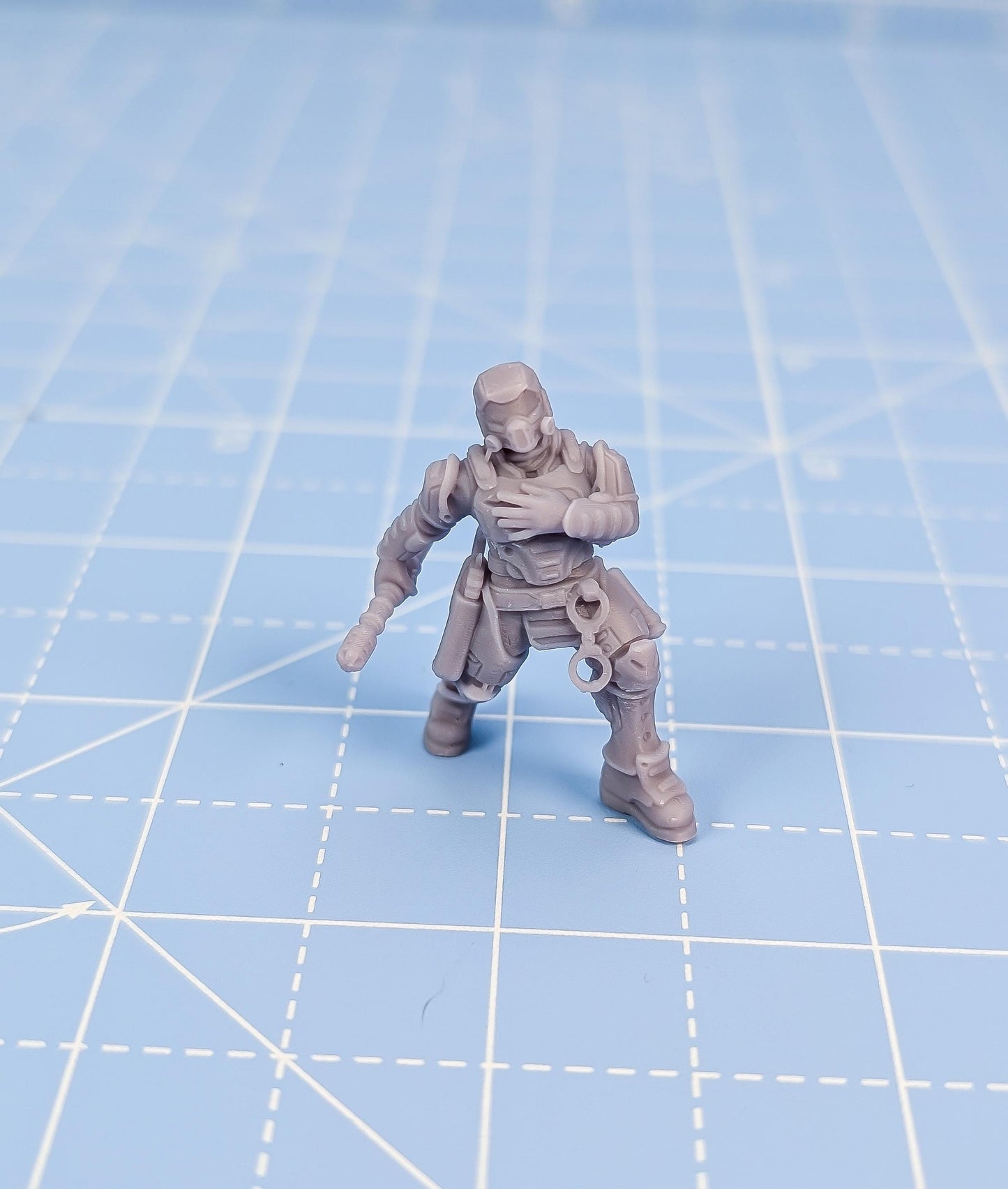 City Watch Enforcers - Dead and Injured NPCs -  Sci-Fi Grimdark City Skirmish Warfare Female Mercenaries by Print Minis