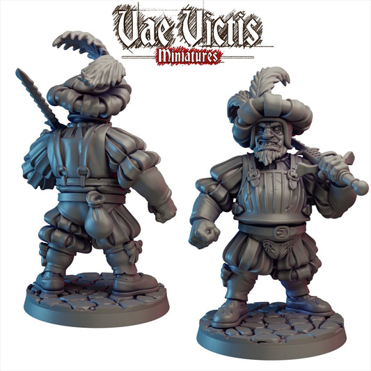 Ogre mercenaries, Cursed City Mercenaries by Vae Victis, perfect for Fantasy Wargames and Tabletop RPGs