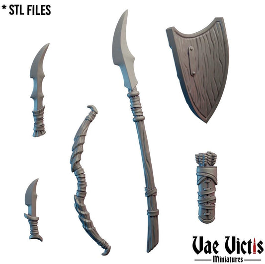 Forest Elves, Adventurers and Mercenaries by Vae Victis, perfect for Fantasy Wargames and Tabletop RPGs