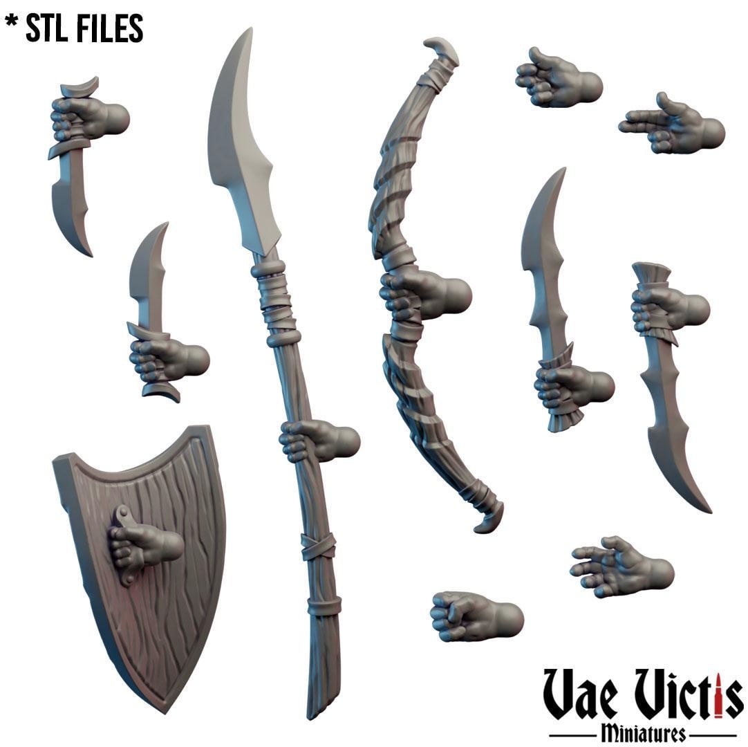Forest Elves, Adventurers and Mercenaries by Vae Victis, perfect for Fantasy Wargames and Tabletop RPGs