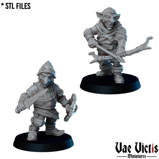 Goblin Adventurers, Adventurers and Mercenaries by Vae Victis, perfect for Fantasy Wargames and Tabletop RPGs