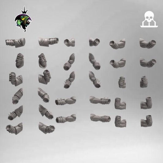 Modular Flagellants, Warrior Priests and Zealots, Witch Hunter Warband. Fantasy Miniatures by Reptilian Overlords, perfect for Wargames