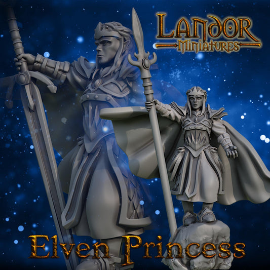 Elven Princess, Modular High Elven miniatures by Landor Miniatures! High Elves for Fantasy Wargames