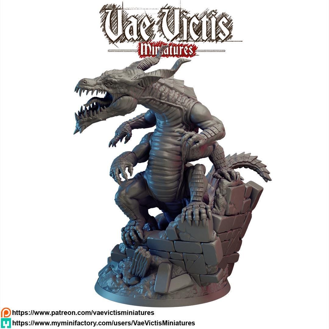 Behir, Gigantic Monster by Vae Victis, perfect for Fantasy Wargames and Tabletop RPGs