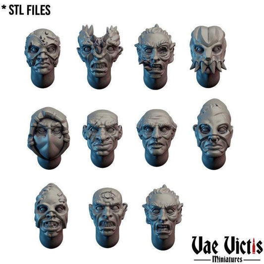 Modular Cultist Miniatures, Bits and Weapon Conversions Fantasy by Vae Victis, perfect for Fantasy Wargames and Tabletop RPGs