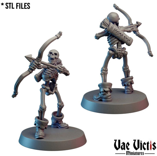 Skeleton Warband, Adventurers and Mercenaries by Vae Victis, perfect for Fantasy Wargames and Tabletop RPGs