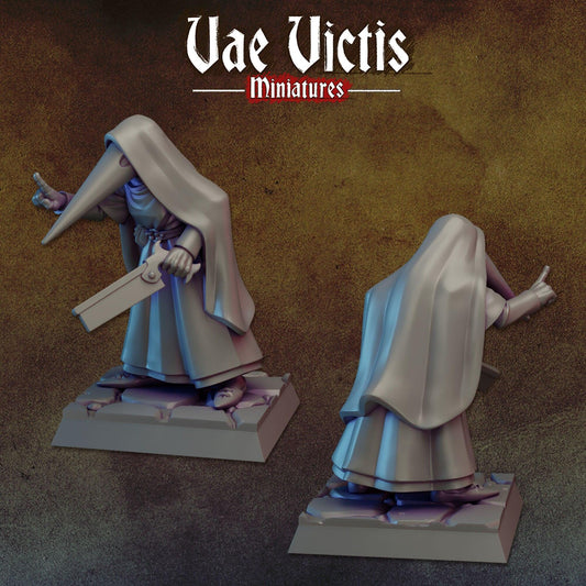 Ratkin Warband, Field Surgeon. Drummer, Noble Fighter, Fantasy Miniatures by Vae Victis, perfect for Fantasy Wargames and Tabletop RPGs