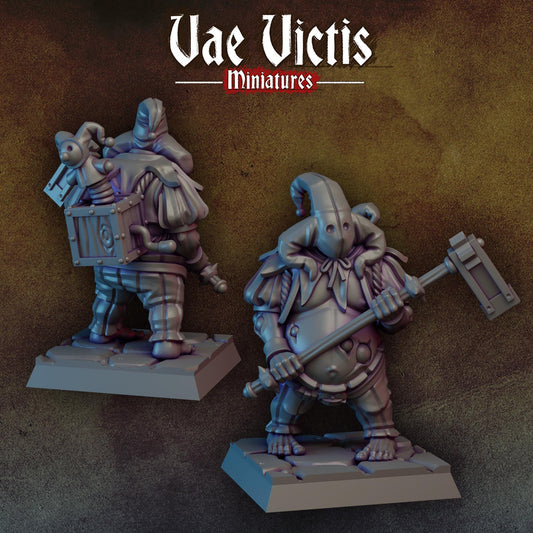 Corrupted Circus Miniatures, Bits and Weapon Conversions Fantasy by Vae Victis, perfect for Fantasy tabletop Wargames