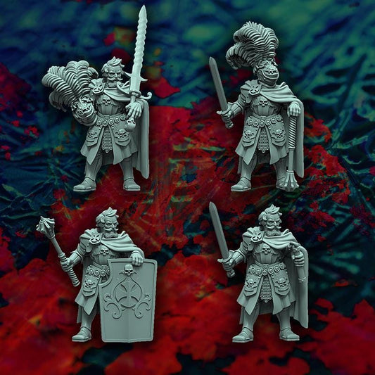 Field Marshal by Reptilian Overlords, Fantasy Wargames Empire Marshal, Fantasy Wargames Empire Captain