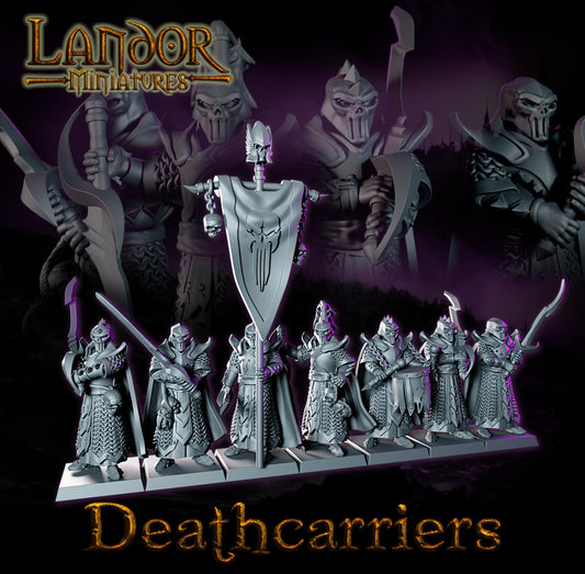 Dark Elf Deathcarriers, Modular Dark Elven miniatures by Landor Miniatures! Dark Elves for Fantasy Wargames