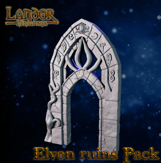 Elven Ruins, Modular High Elven Terrain by Landor Miniatures! High Elves for Fantasy Wargames
