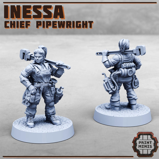 Inessa - Pipewright - Sci-Fi Grimdark Civilians