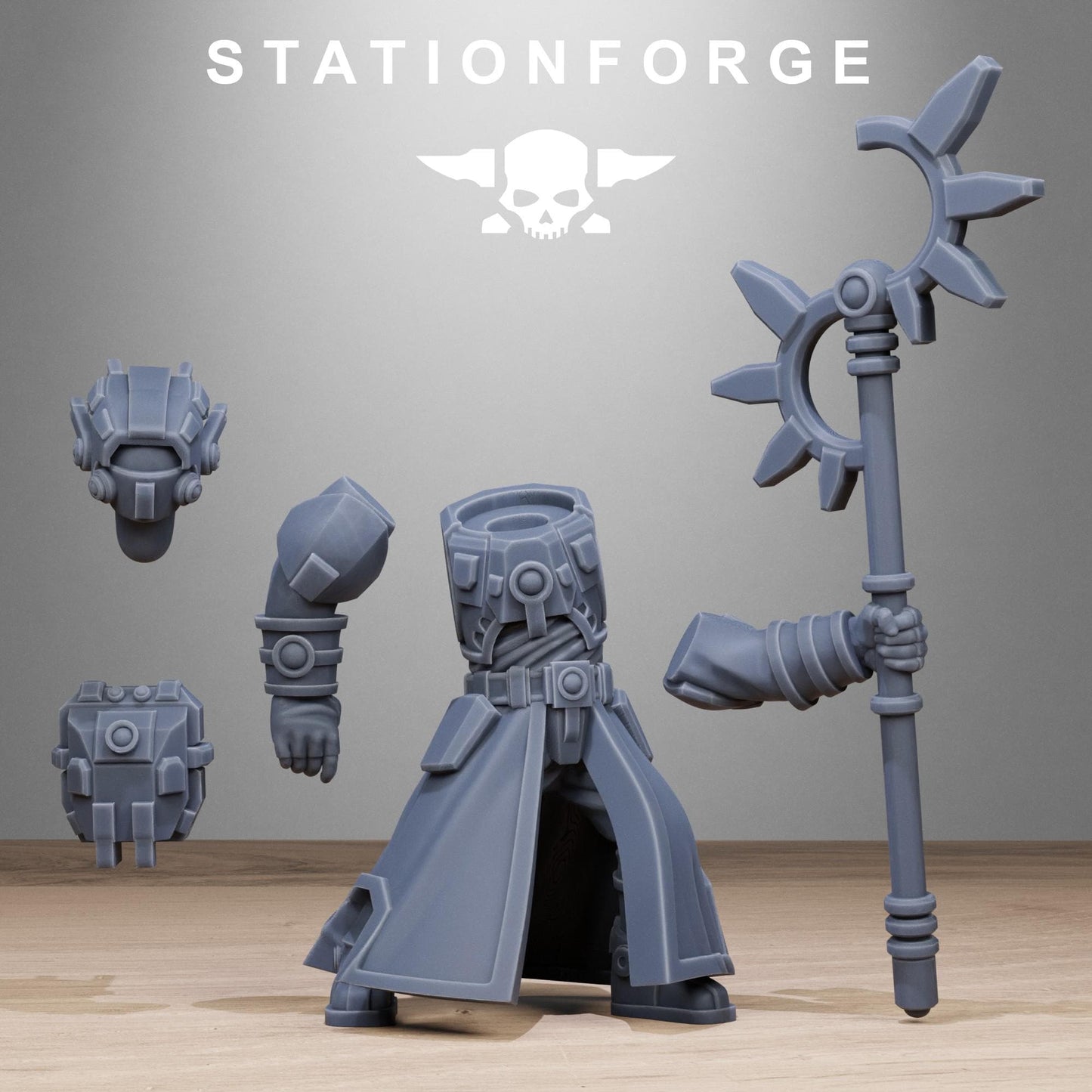 Tarion Priests, Communitarian Alien Infantry, Sci-Fi Wargames Miniatures by STATIONFORGE