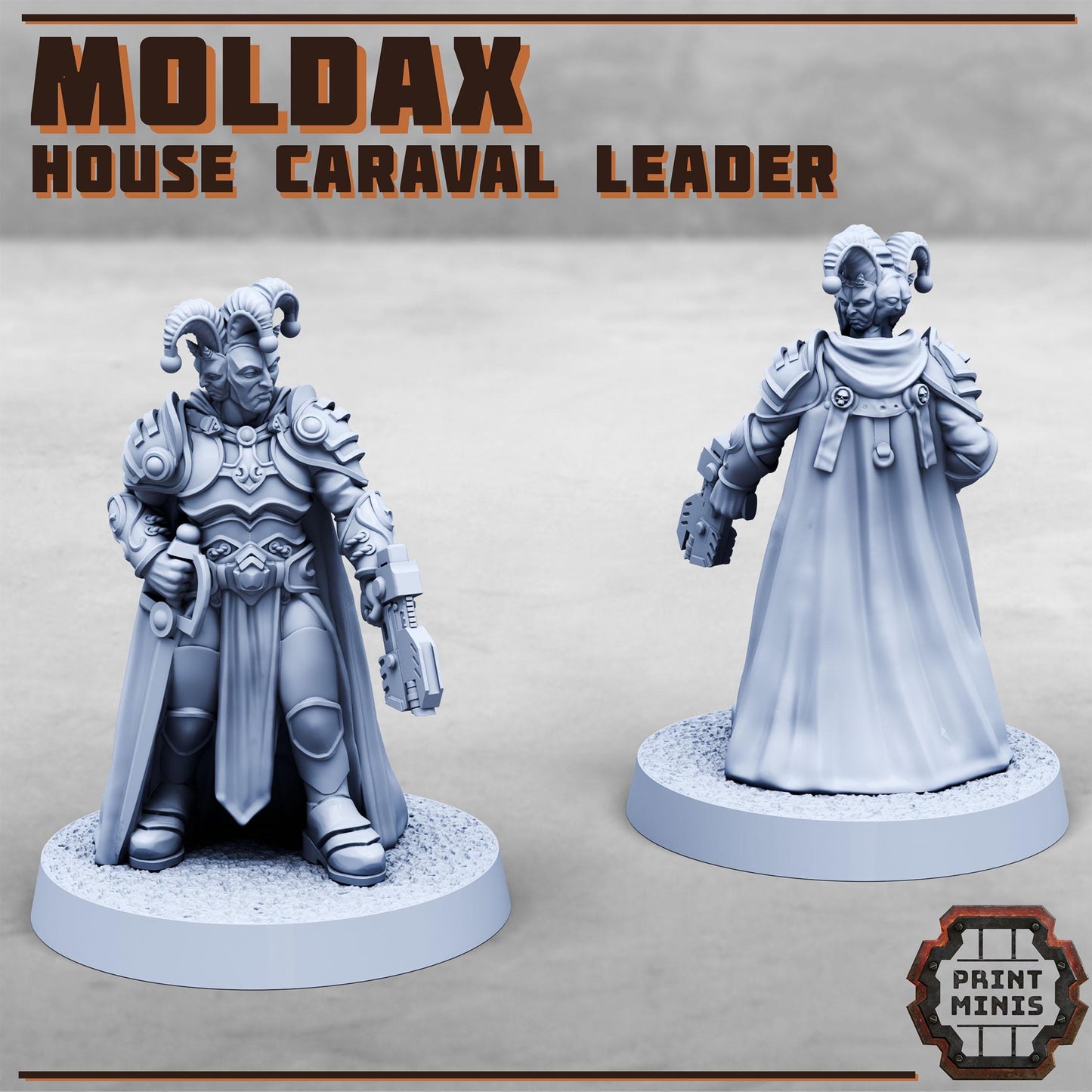 Moldax - House Caraval Leader - Sci-Fi Grimdark Splicers
