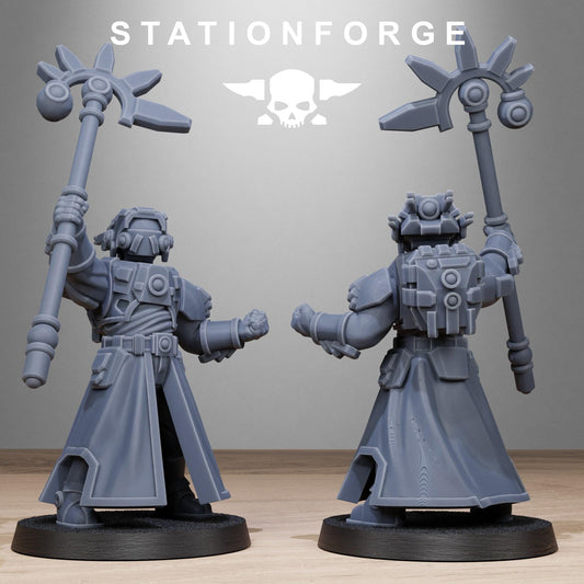 Tarion Priests, Communitarian Alien Infantry, Sci-Fi Wargames Miniatures by STATIONFORGE