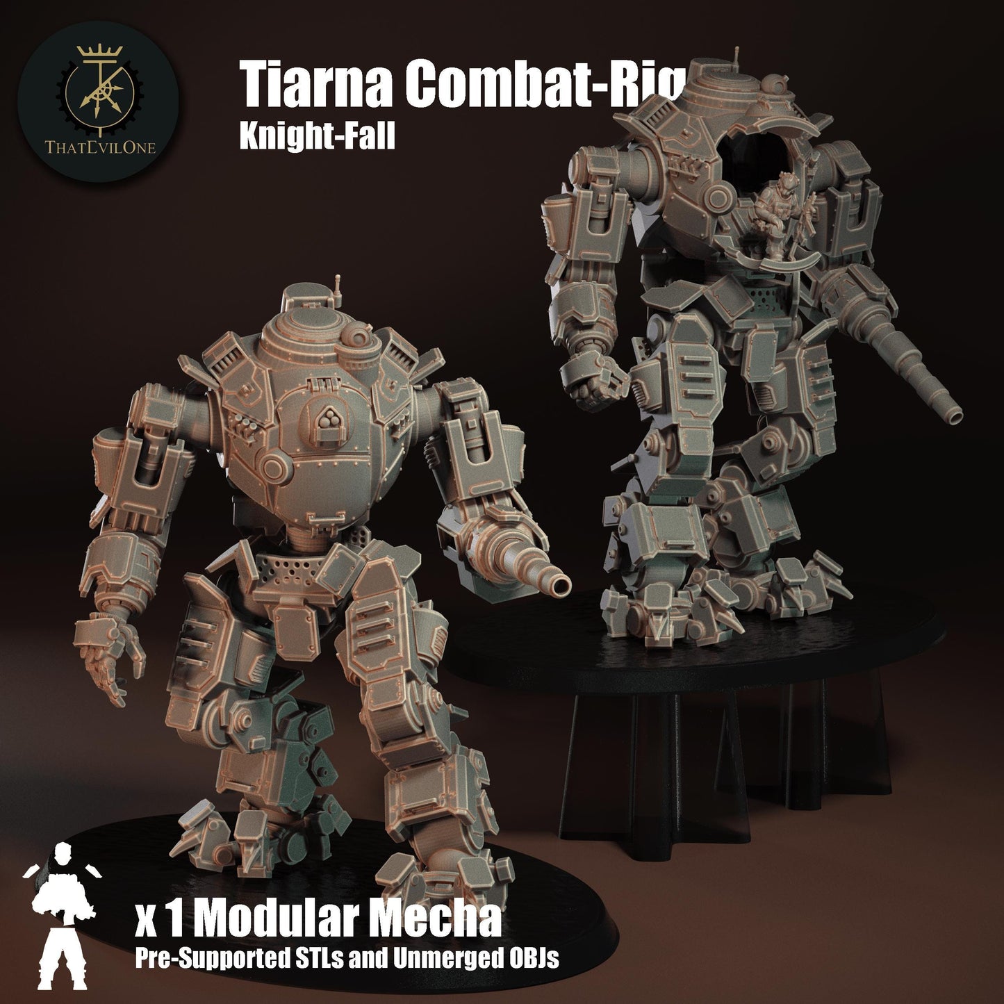 Tiarna Combat-Rig, Imperial Guard, monopose Sci-Fi warriors by ThatEvilOne, Sci-fi Wargames Guard Proxy