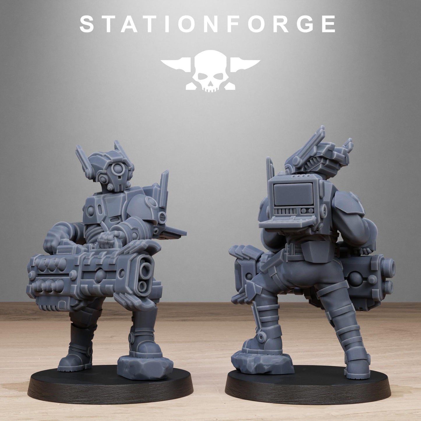 Tarion Heavy Infantry, Communitarian Alien Infantry, Sci-Fi Wargames Miniatures by STATIONFORGE