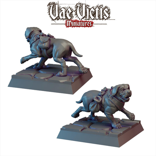 War Hounds, Fantasy Skirmish Miniatures by Vae Victis, perfect for Fantasy Wargames and RPGs