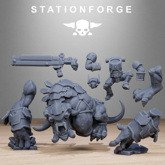 Tarion Beasts, Communitarian Alien Infantry, Sci-Fi Wargames Miniatures by STATIONFORGE