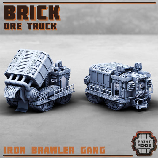 Brick, the Ore Truck - Industrial Vehicle - Sci-Fi Space Industrial Terrain