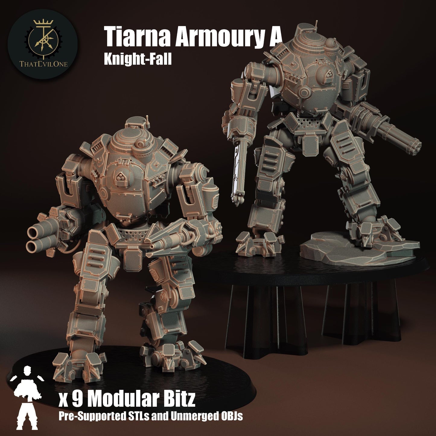Tiarna Armoury A, Imperial Guard, monopose Sci-Fi warriors by ThatEvilOne, Sci-fi Wargames Guard Proxy