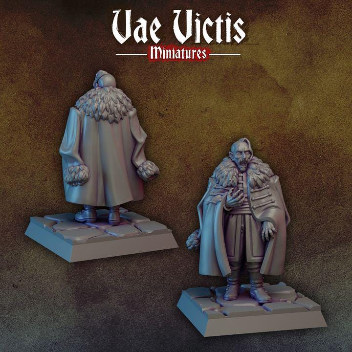 Fantasy Cossacks by Vae Victis Miniatures - Wargame Scale 3D Printed Miniature