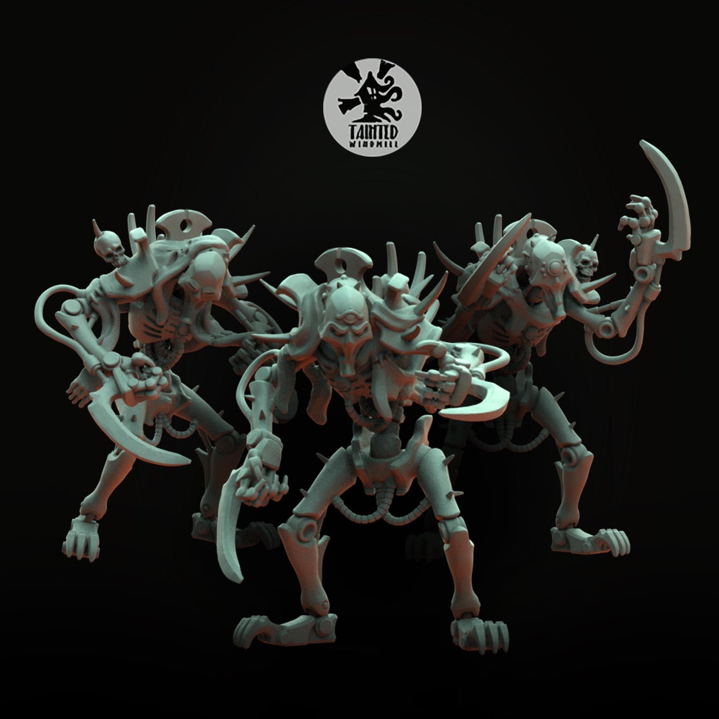 Grimdark Future Automaton Miniatures, Tainted Windmill Design
