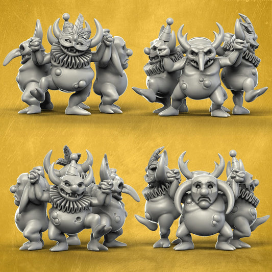 Carnival Gigglers by Punga Miniatures - Wargame Scale 3D Printed Miniature