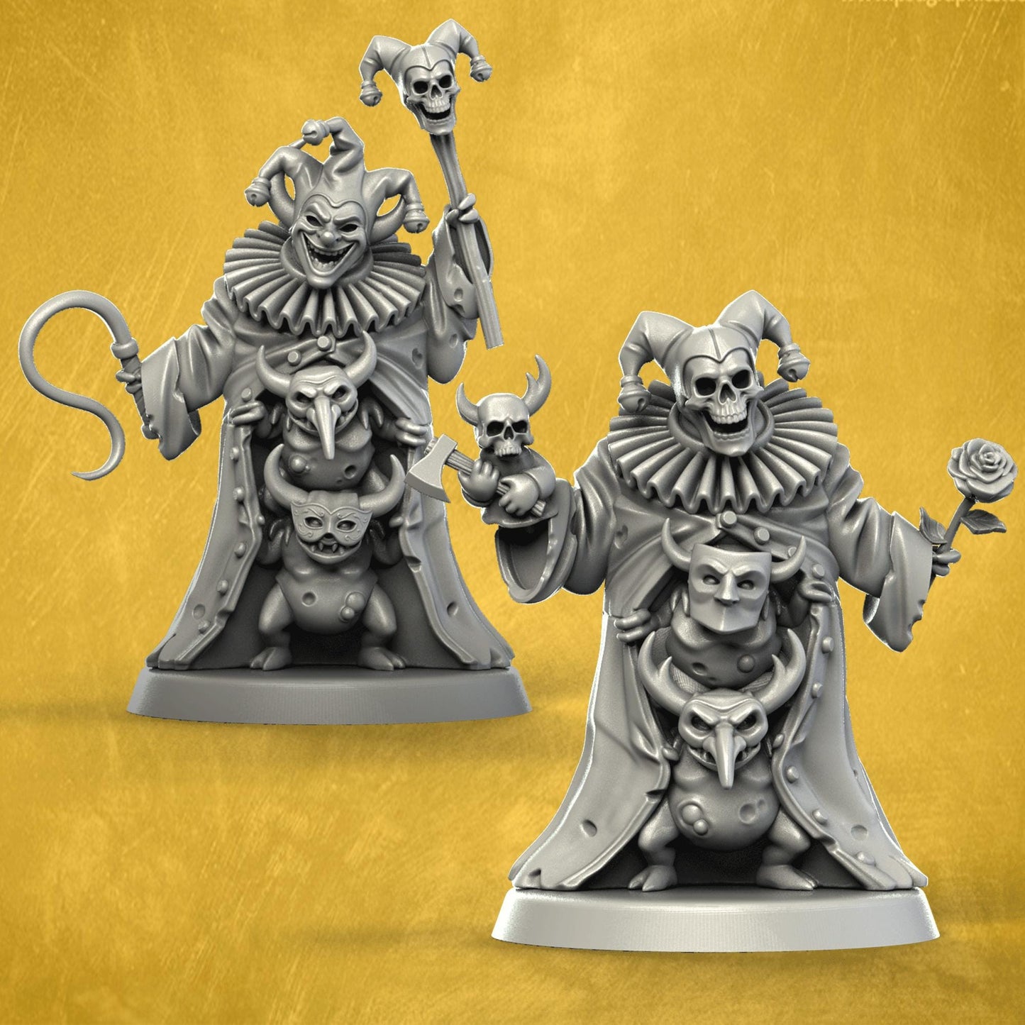 Carnival Gigglers by Punga Miniatures - Wargame Scale 3D Printed Miniature