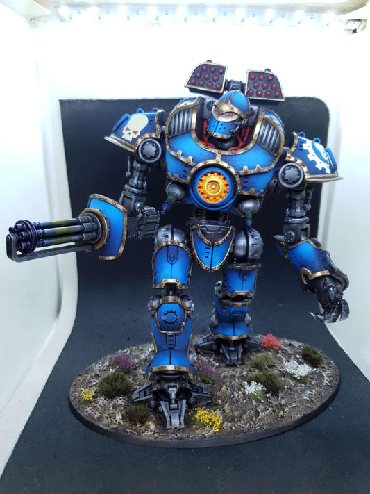 Scavenger Defender Mk2, Modular Sci-Fi Titanic Warbot by STATIONFORGE, Grimdark Wargames Proxy