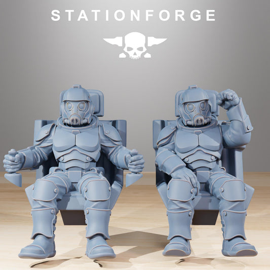 Vaskar Skyfire, Modular Sci-Fi Guardsmen Warplane by STATIONFORGE, Sci-fi Wargames Proxy, Imperial Guard Transport